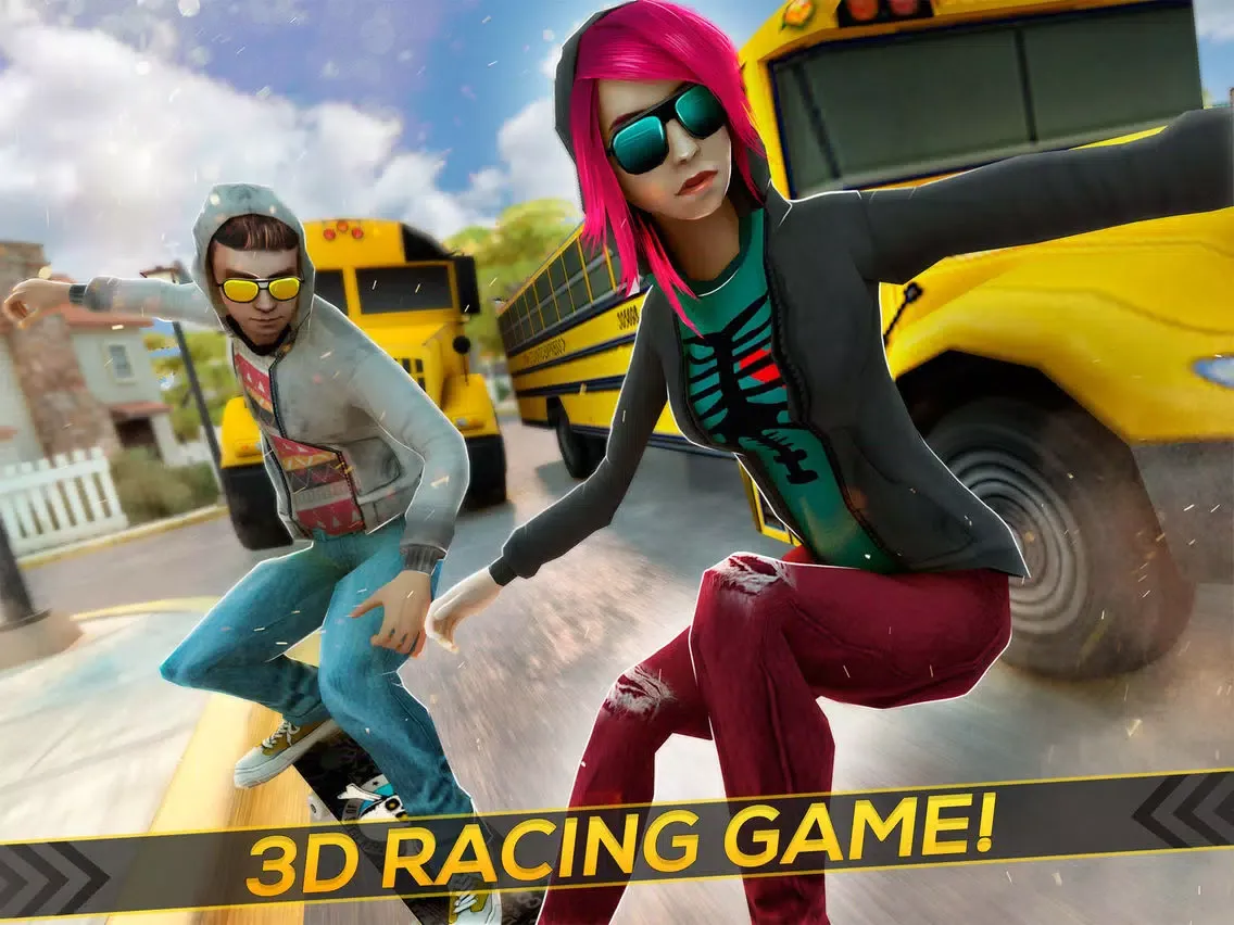 Real Skate Rider . Bus Rage iPad  Ekran Görüntüleri