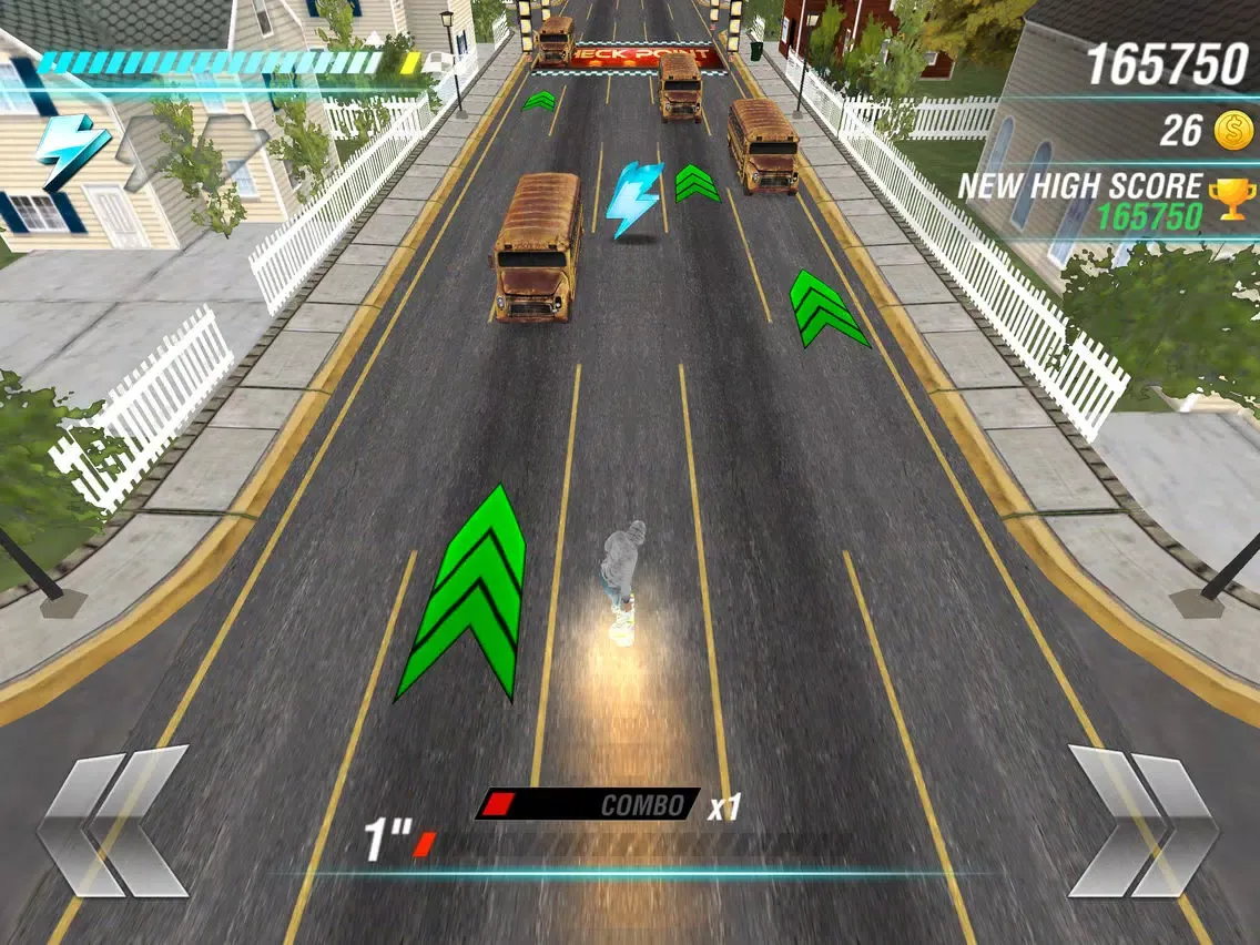 Real Skate Rider . Bus Rage iPad  Ekran Görüntüleri