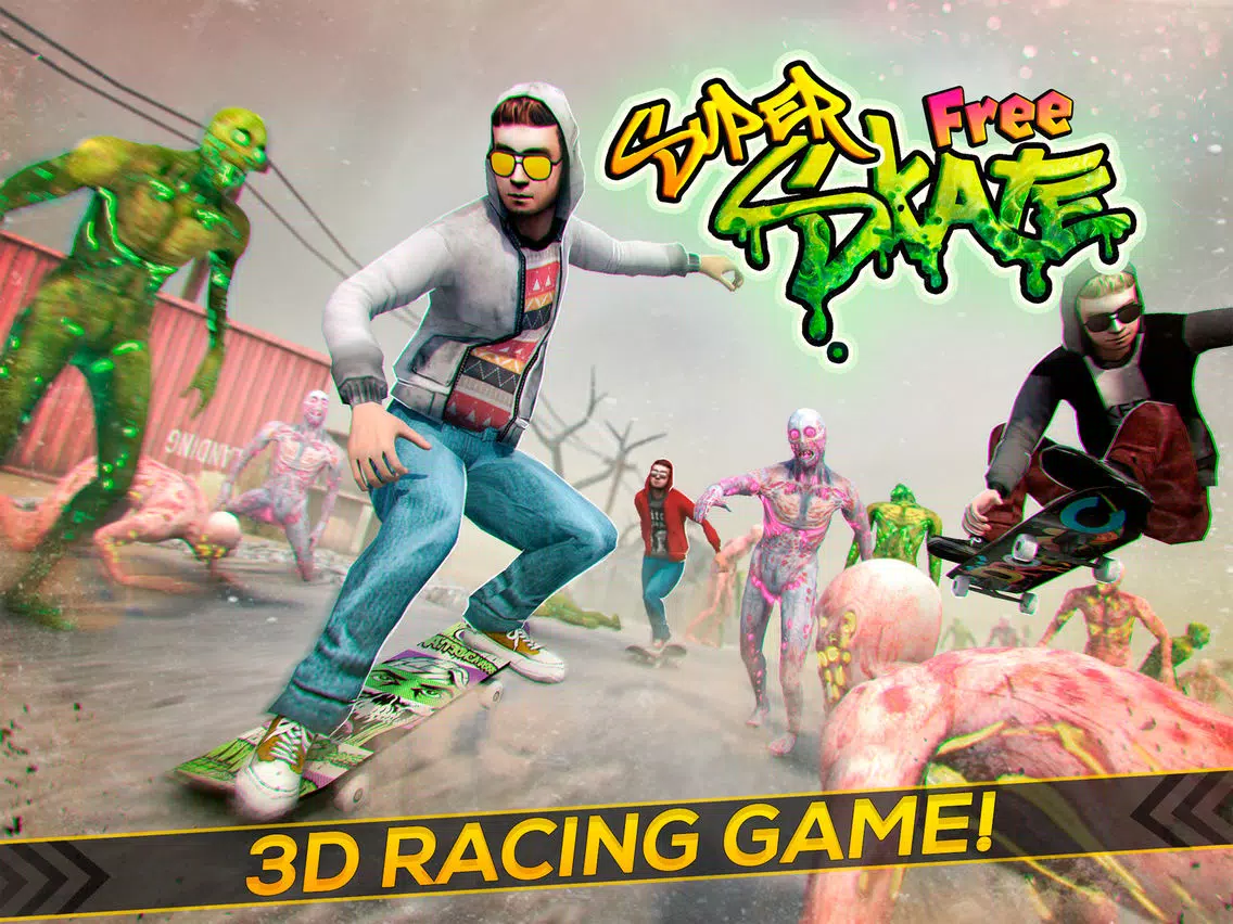 Super Skate Simulator | Top Skateboarding Games For Kids Free iPad  سکرین شاٹس