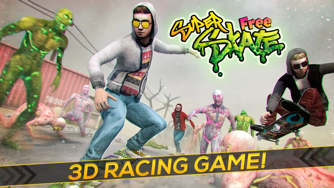 Super Skate Simulator | Top Skateboarding Games For Kids Free سکرین شاٹس