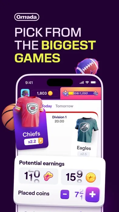 Omada - Make Sport Social سکرین شاٹس