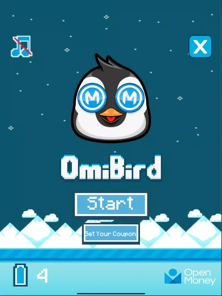 Tangkapan layar Omi Bird iPad 