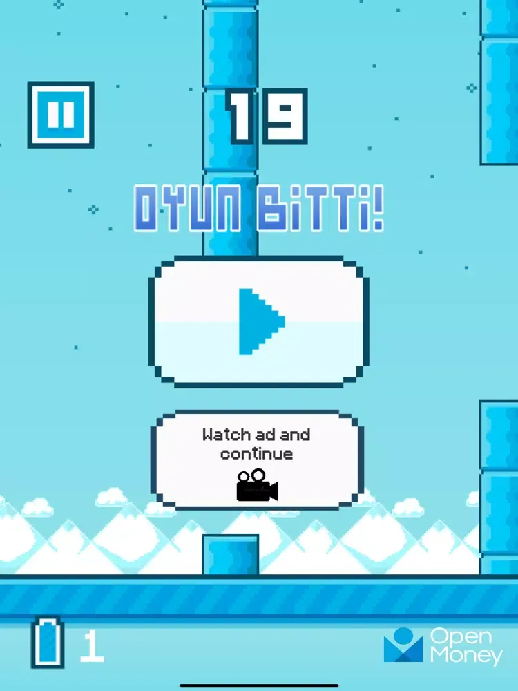 Tangkapan layar Omi Bird iPad 