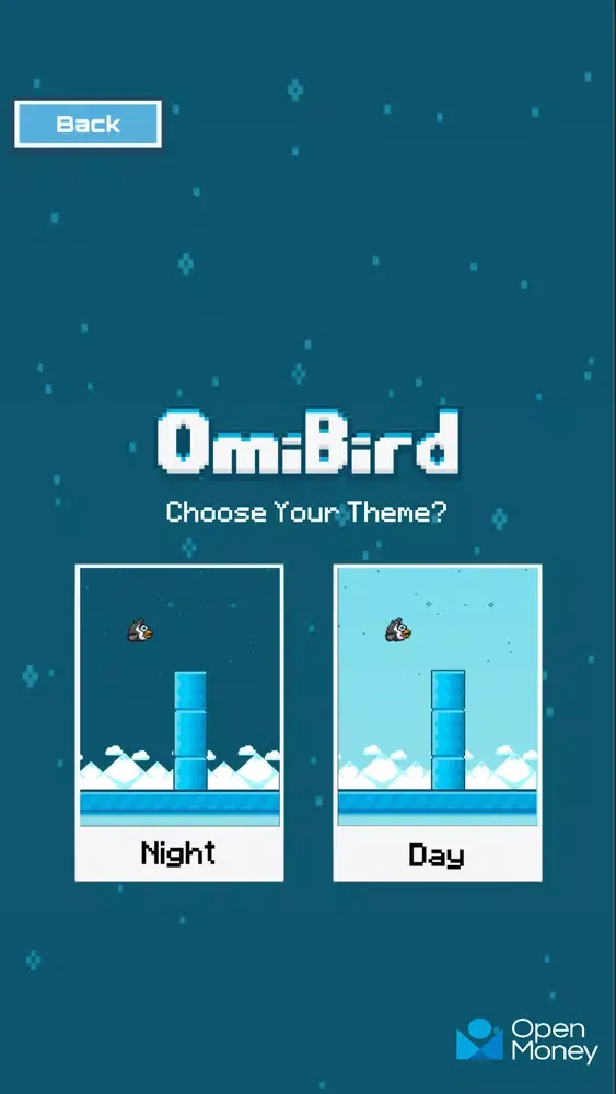 Tangkapan layar Omi Bird
