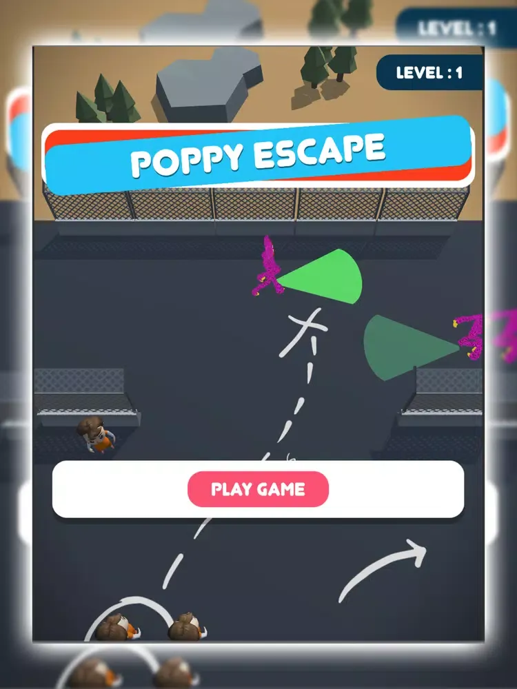 Tangkapan skrin Escape playtime prison iPad 