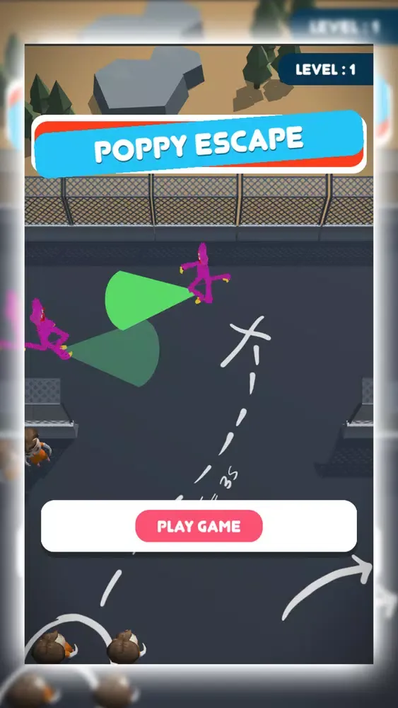 Tangkapan skrin Escape playtime prison