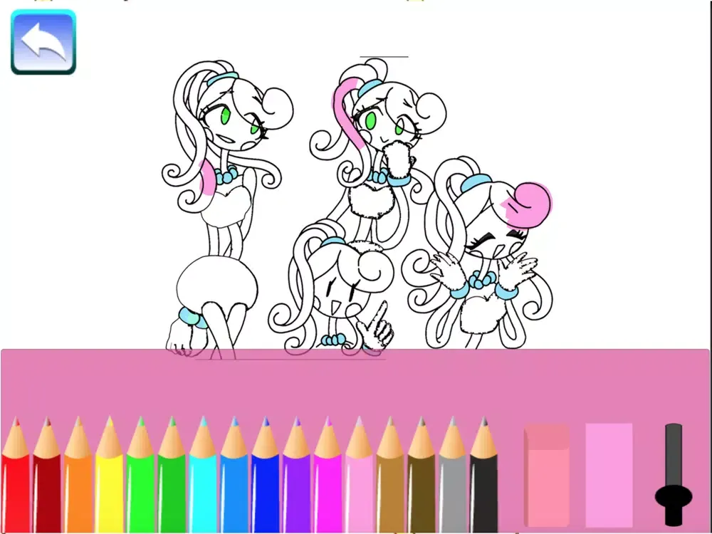 Tangkapan skrin Mommy own coloring legs iPad 