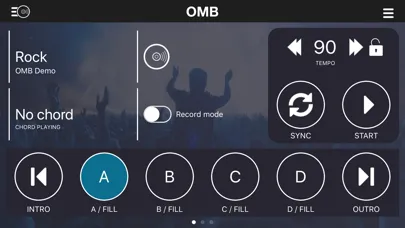 Capturas de pantalla de OMB