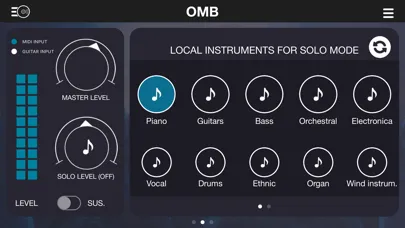 Capturas de pantalla de OMB