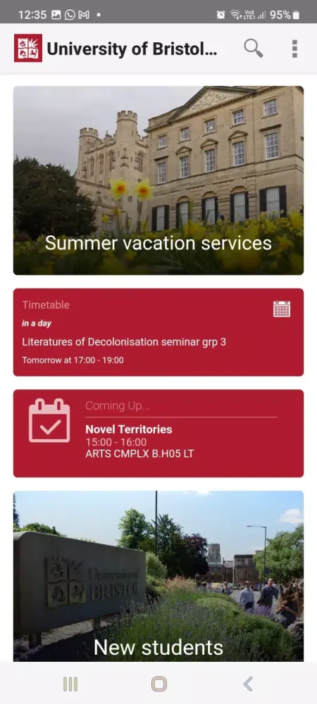University of Bristol Screenshots
