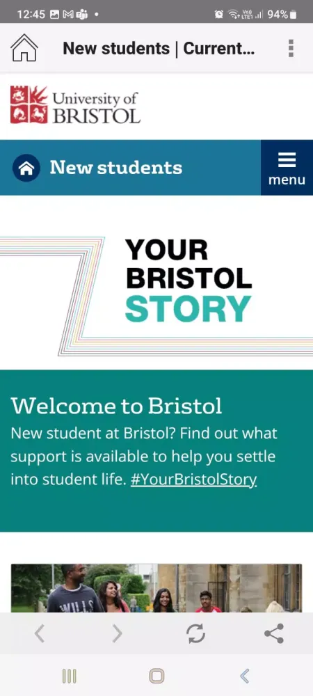 University of Bristol Screenshots