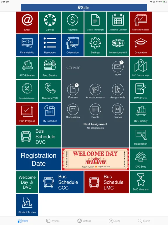 Capturas de pantalla de InSite for CCC, DVC and LMC iPad 