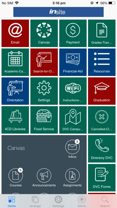 Capturas de pantalla de InSite for CCC, DVC and LMC