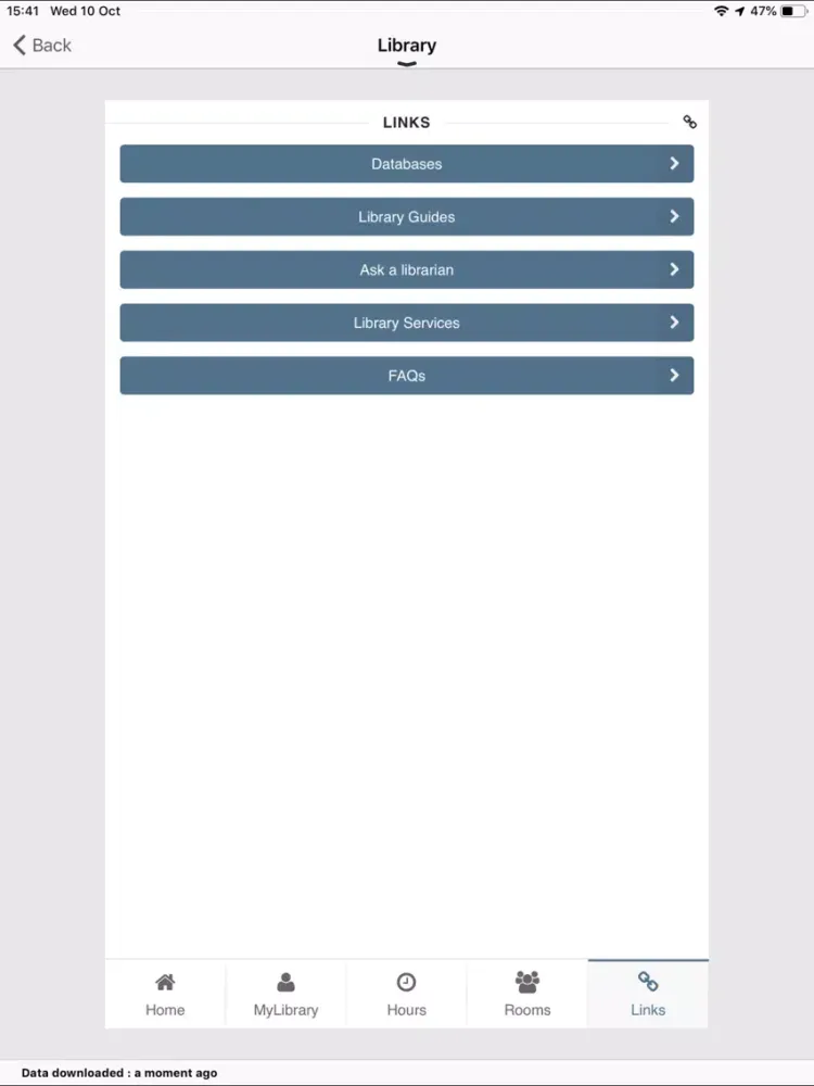 CQUniversity Mobile App iPad  Screenshots