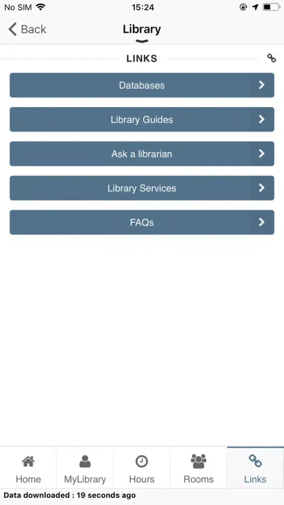 CQUniversity Mobile App Screenshots