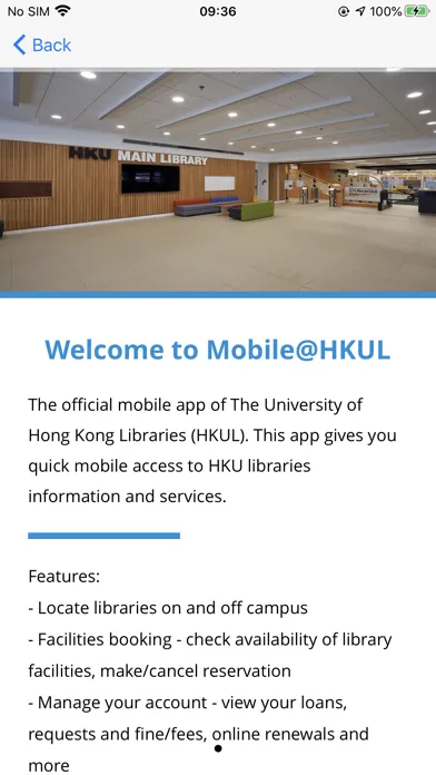 Mobile@HKUL (HKU Libraries) Ekran Görüntüleri