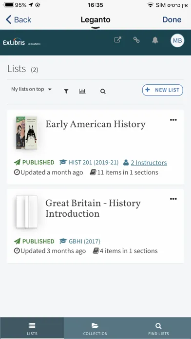 Ex Libris Library Mobile سکرین شاٹس