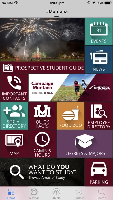 Capturas de pantalla de University of Montana