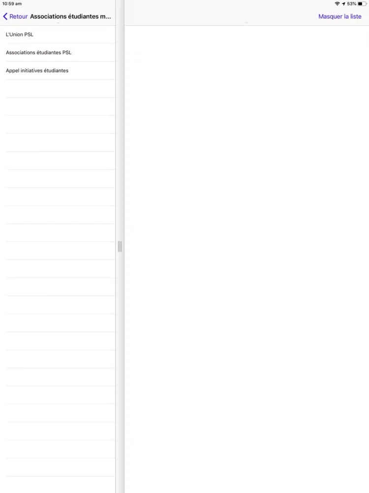 تصاویر My.PSL, tout PSL dans la poche iPad 