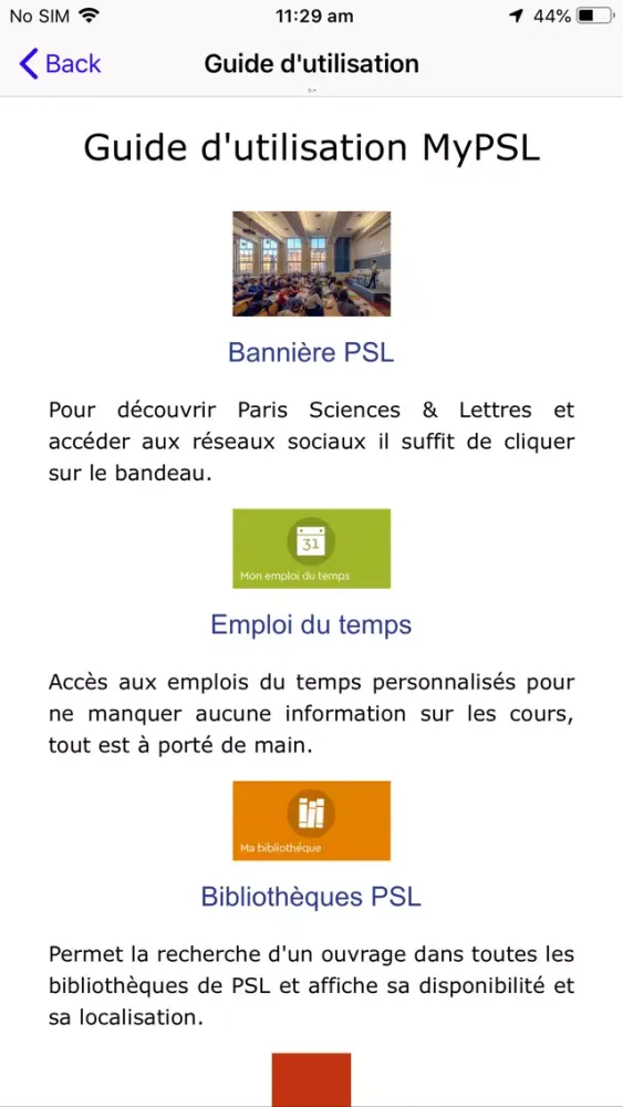 تصاویر My.PSL, tout PSL dans la poche