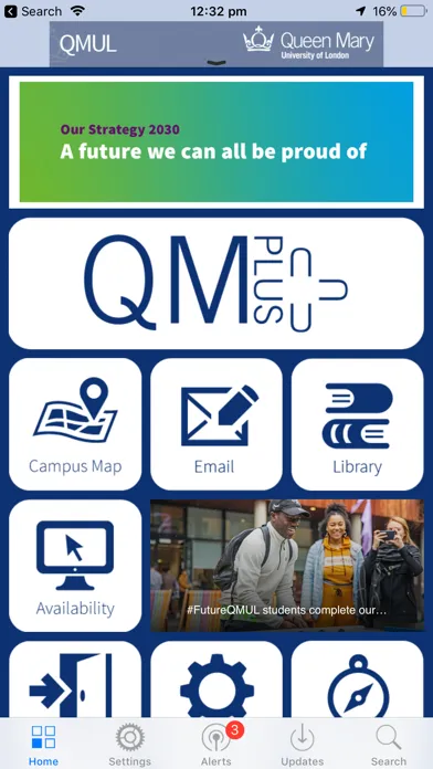 Ảnh chụp màn hình của Queen Mary University London