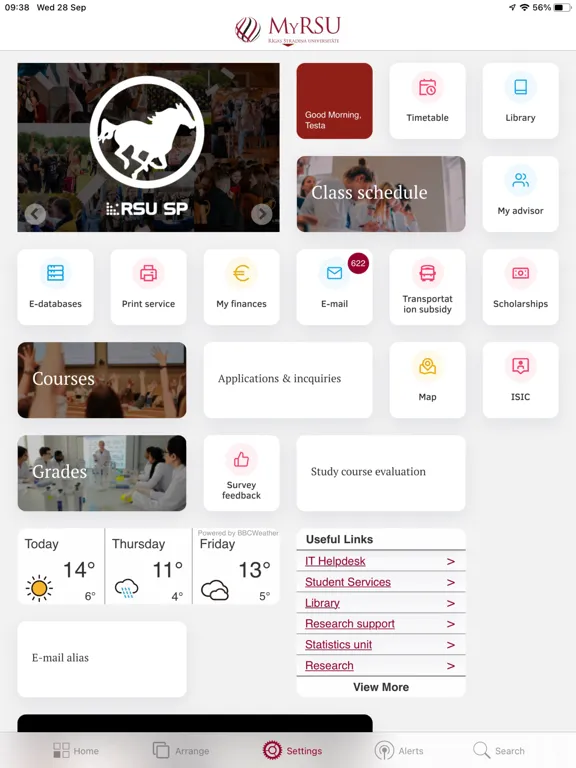 MyRSU iPad  Screenshots