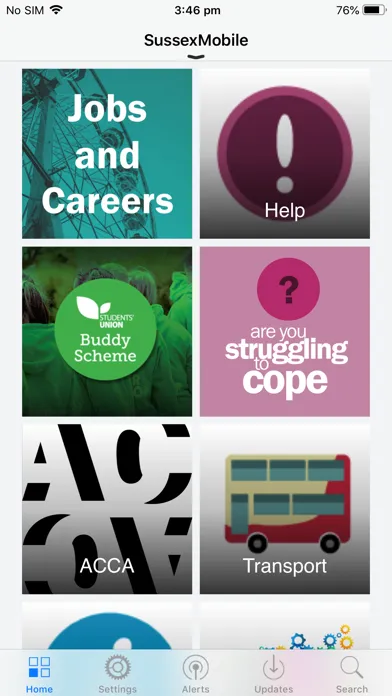 Capturas de pantalla de University of Sussex – SussexM