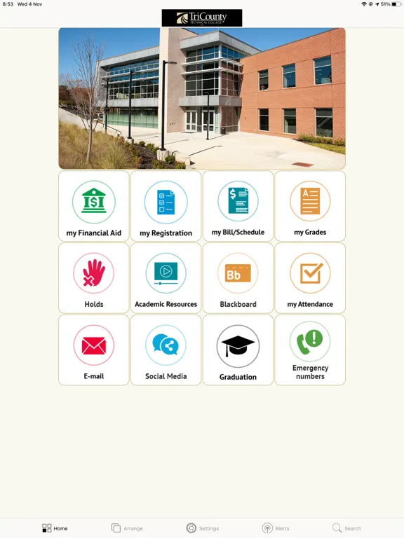 my.tctc.edu User Portal. iPad  Ekran Görüntüleri
