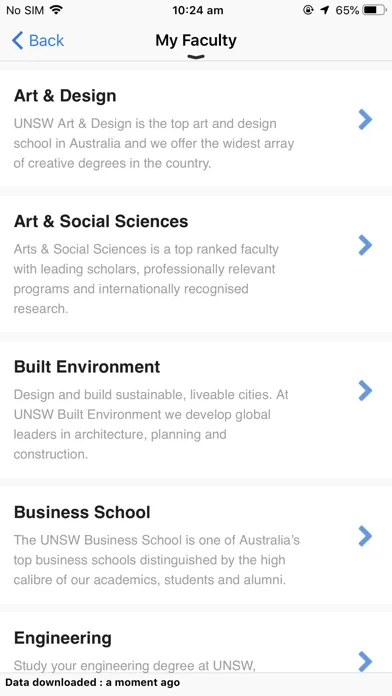 Capturas de pantalla de UNSW Uni-Verse: Official