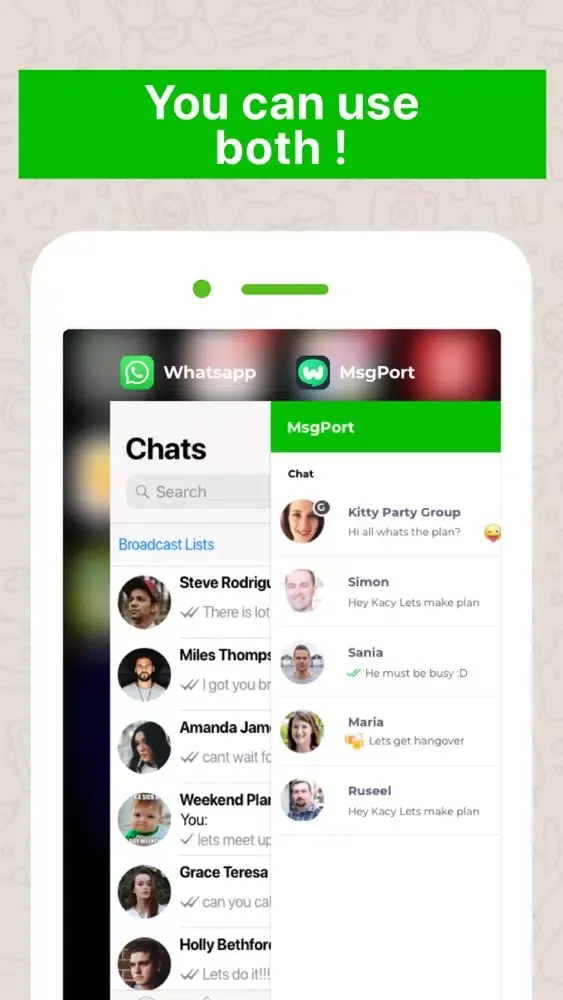 Screenshot di MsgPort - Dual WhatsApp WA