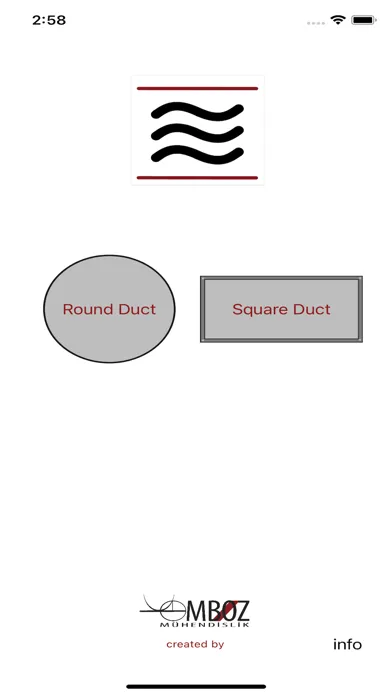 Duct Calculator Screenshots