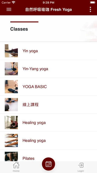 Tangkapan layar Fresh Yoga - 自然呼吸瑜珈