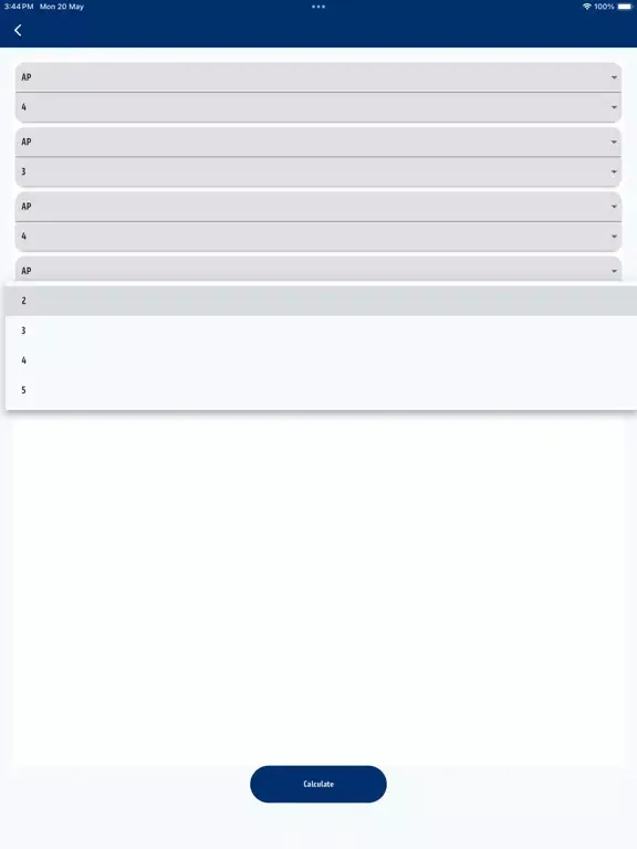 Equivalency Calculator JOR iPad  स्क्रीनशॉट