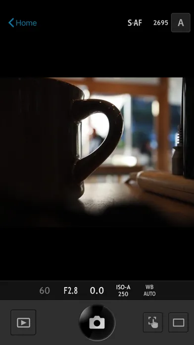 Capturas de tela do OM Image Share
