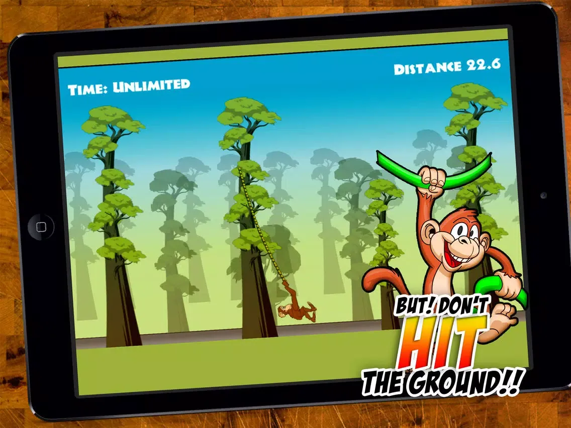 Capturas de tela do Swinging Monkey - Swing Through The Heat Of The Jungle As Far As The Baboon Can! iPad 