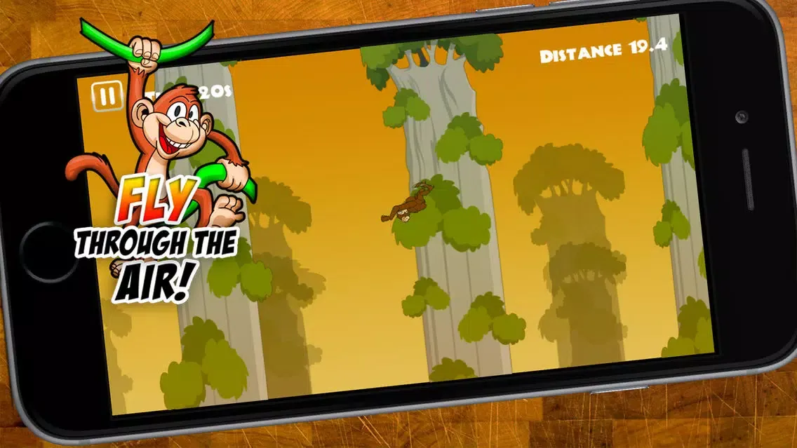 Capturas de tela do Swinging Monkey - Swing Through The Heat Of The Jungle As Far As The Baboon Can!