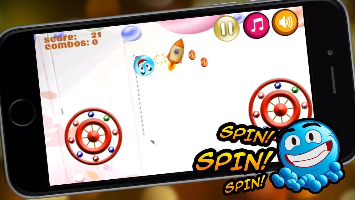 Tangkapan skrin Bubble Wheel - Careless Jounce and Spring Back of Bubbly Fun!