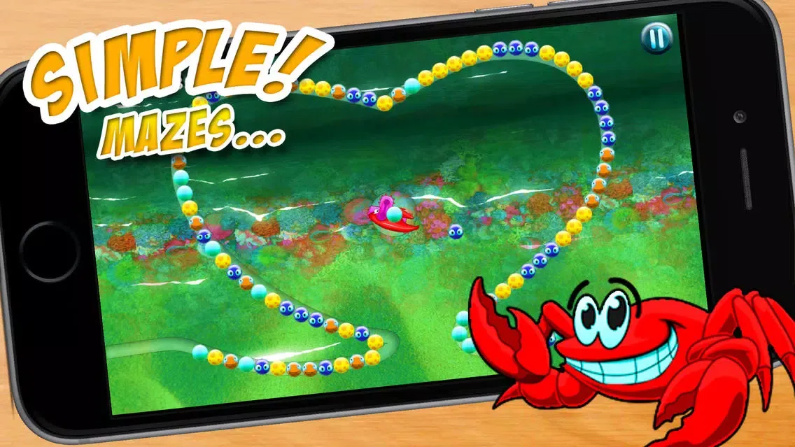 Скриншоты Aqua Pearl Maze - Algae Covered Bubble Popping Fun!