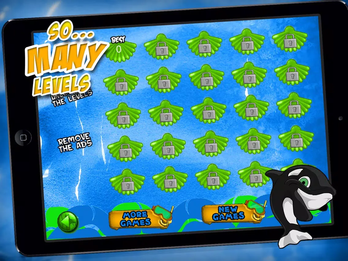 Скриншоты Dolphin Maze - Help Dooney And His Friends Popping Underwater Bubbles! iPad 