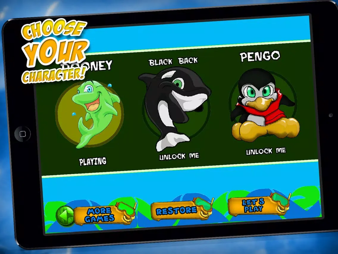 Скриншоты Dolphin Maze - Help Dooney And His Friends Popping Underwater Bubbles! iPad 