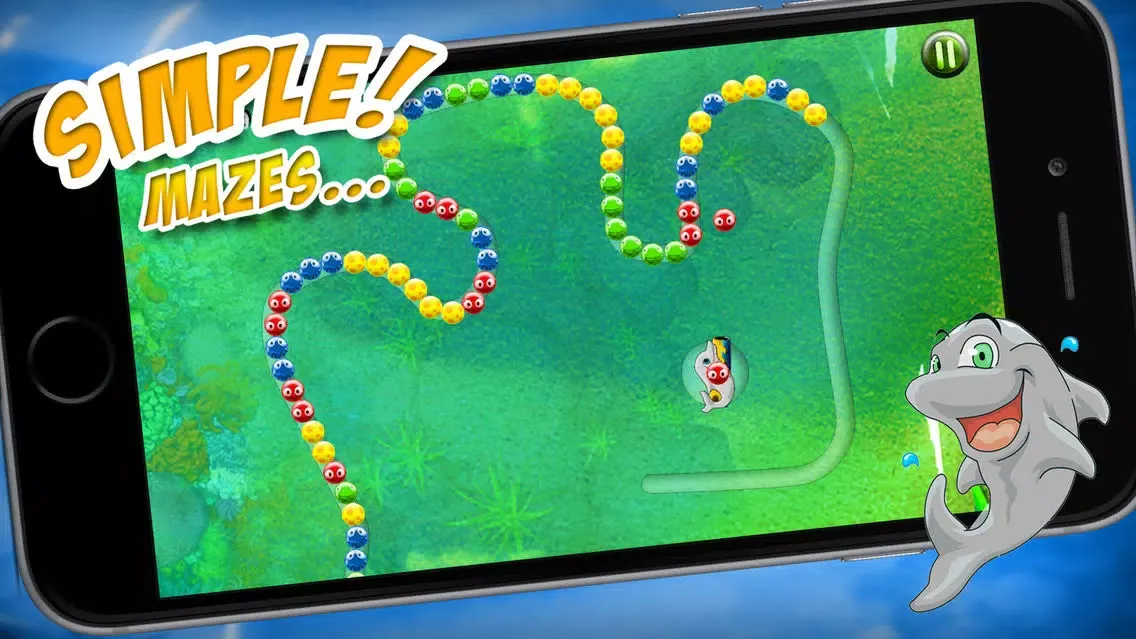 Скриншоты Dolphin Maze - Help Dooney And His Friends Popping Underwater Bubbles!
