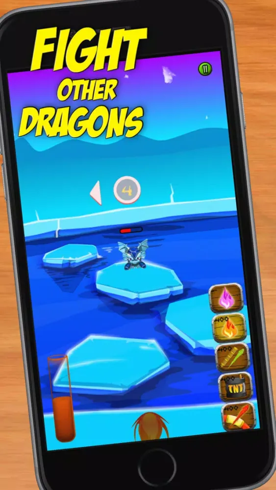 Ảnh chụp màn hình của Dragon Ninja Fight - Go Berserk Fighting Colossal Fafnir Ninjas!!