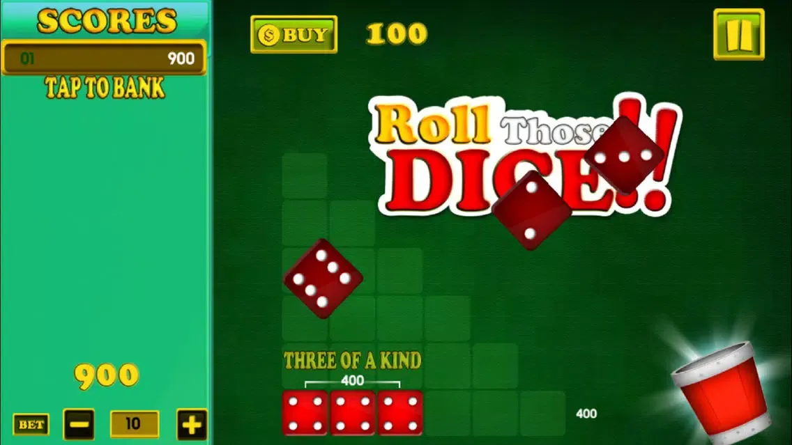 Capturas de pantalla de Dice Ten Thousand - Roll Those Lucky Dice - Classic Farkle 10000 Fun!