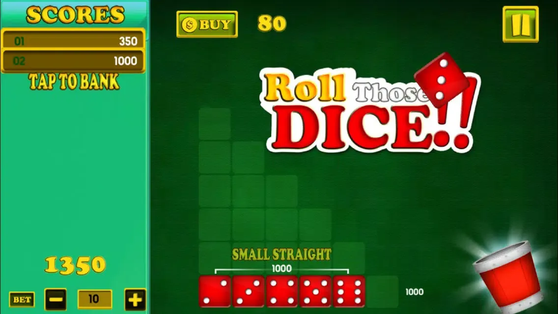 Capturas de pantalla de Dice Ten Thousand - Roll Those Lucky Dice - Classic Farkle 10000 Fun!