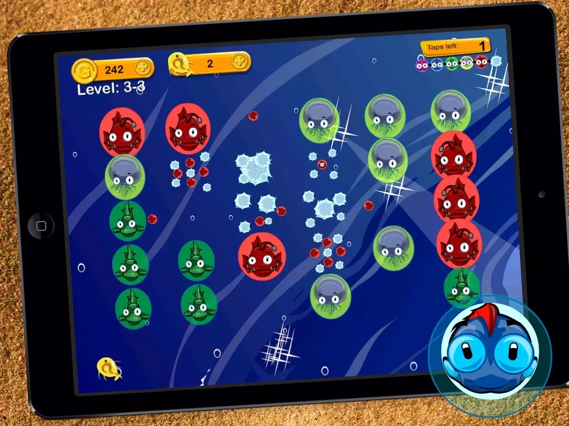 ภาพหน้าจอของ Fish Poppers - The Exploding Beach Puzzle Game! iPad 