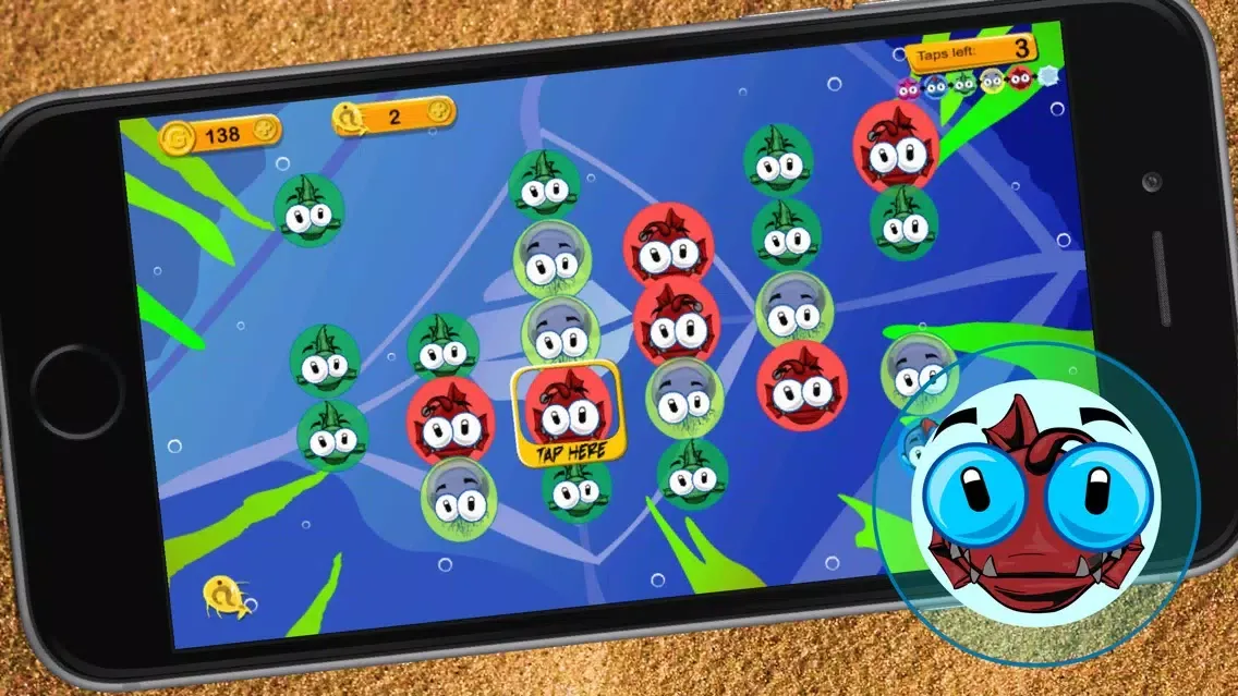 ภาพหน้าจอของ Fish Poppers - The Exploding Beach Puzzle Game!