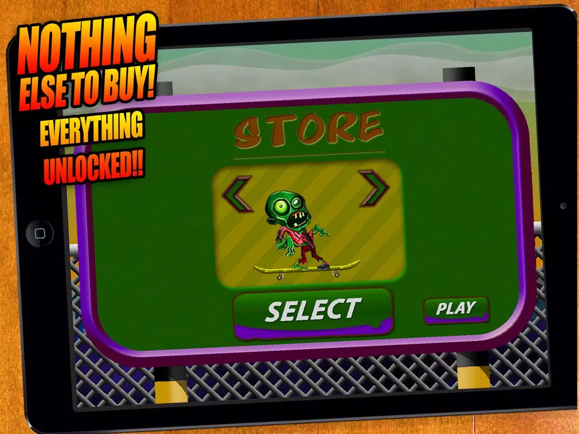 HD Zombie Skateboarder High School - For Kids! Life On The Run Surviving The Fire! iPad  سکرین شاٹس