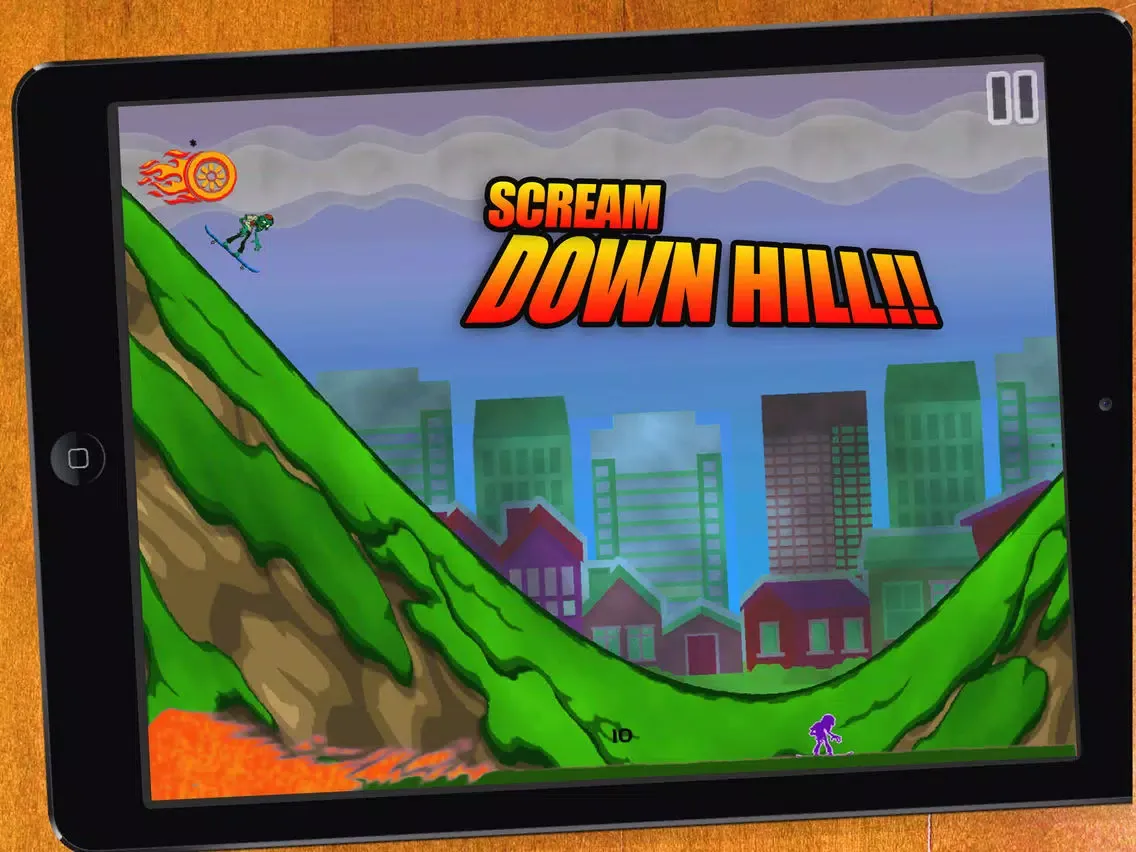 HD Zombie Skateboarder High School - Surviving The Fire - Single And Multiplayer! iPad  स्क्रीनशॉट