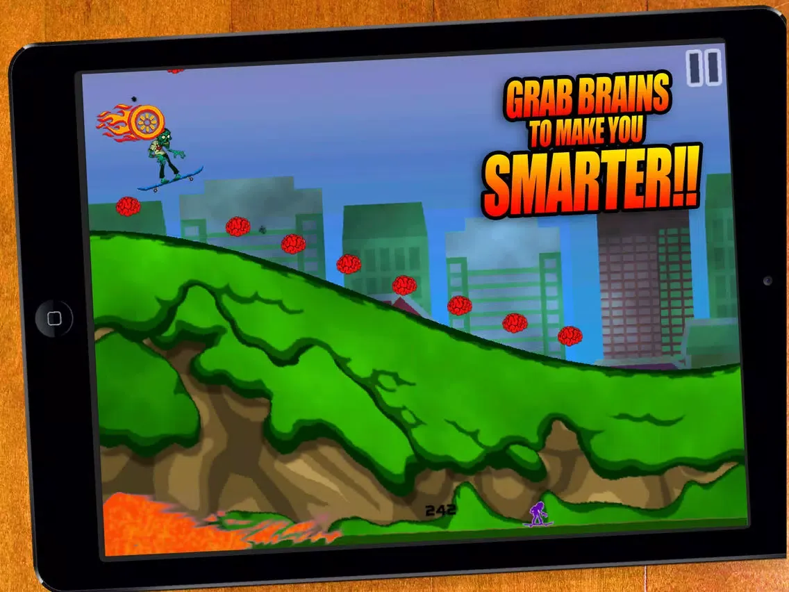 HD Zombie Skateboarder High School - Surviving The Fire - Single And Multiplayer! iPad  स्क्रीनशॉट