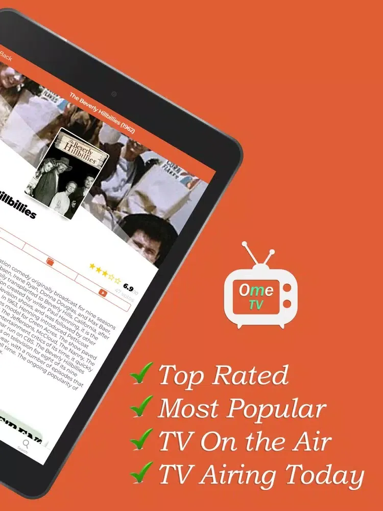 OmeTV Shows Tracker iPad  स्क्रीनशॉट